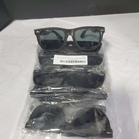 Plastic black toy gift sun glasses set 12 party supply - Picture 6 of 7